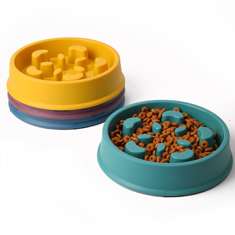 Dog Anti-Chye Pet Bowl Slow Food Bowl Basin