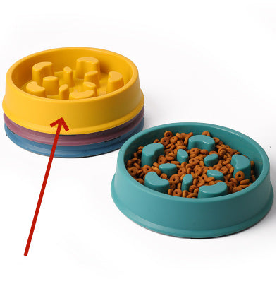 Dog Anti-Chye Pet Bowl Slow Food Bowl Basin