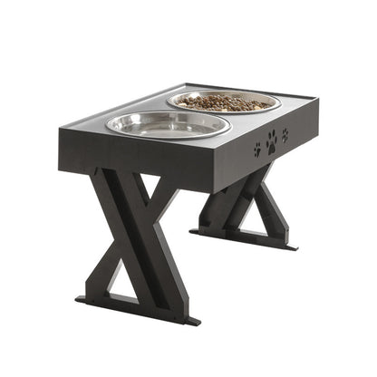 Stainless Steel Abs Adjustable Dog Bowl Pet Food Bowl