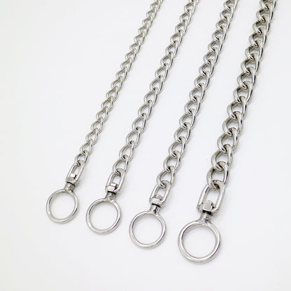 Stainless Steel Dog German Shepherd Rottweiler Golden Retriever Large Control Chain Neck Sleeve