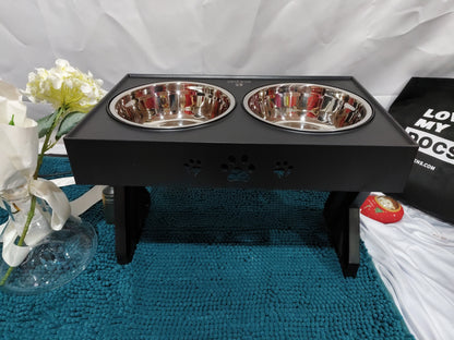 Stainless Steel Abs Adjustable Dog Bowl Pet Food Bowl