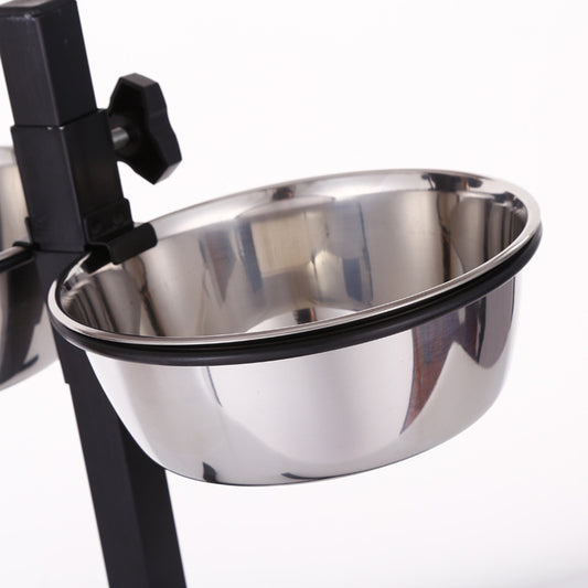 Elevated Stainless Steel Bowl