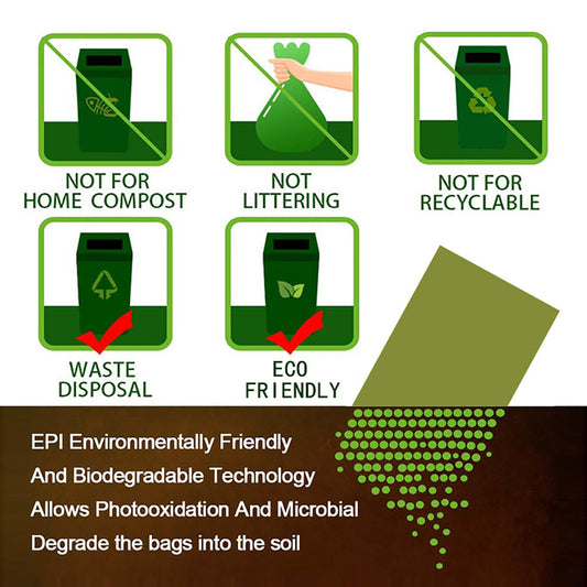 Extra-Thick Leak-Proof Waste Bags