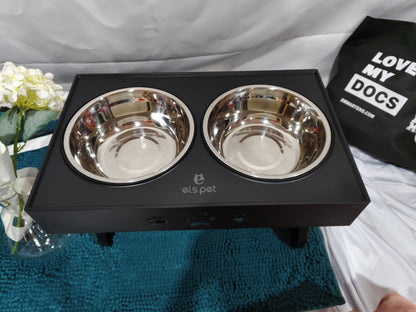 Stainless Steel Abs Adjustable Dog Bowl Pet Food Bowl